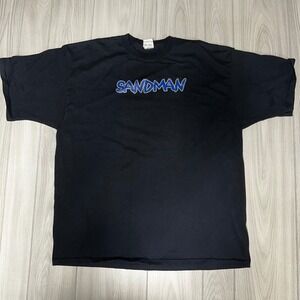 Vintage Fruit of the Loom 2004 Sandman MMA James Irvin Graphic T-Shirt 2XL Black